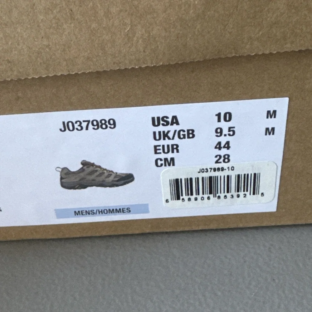 Merrell Moab 3 Waterproof Hiking Shoe Men's Size 10 Walnut J037989
